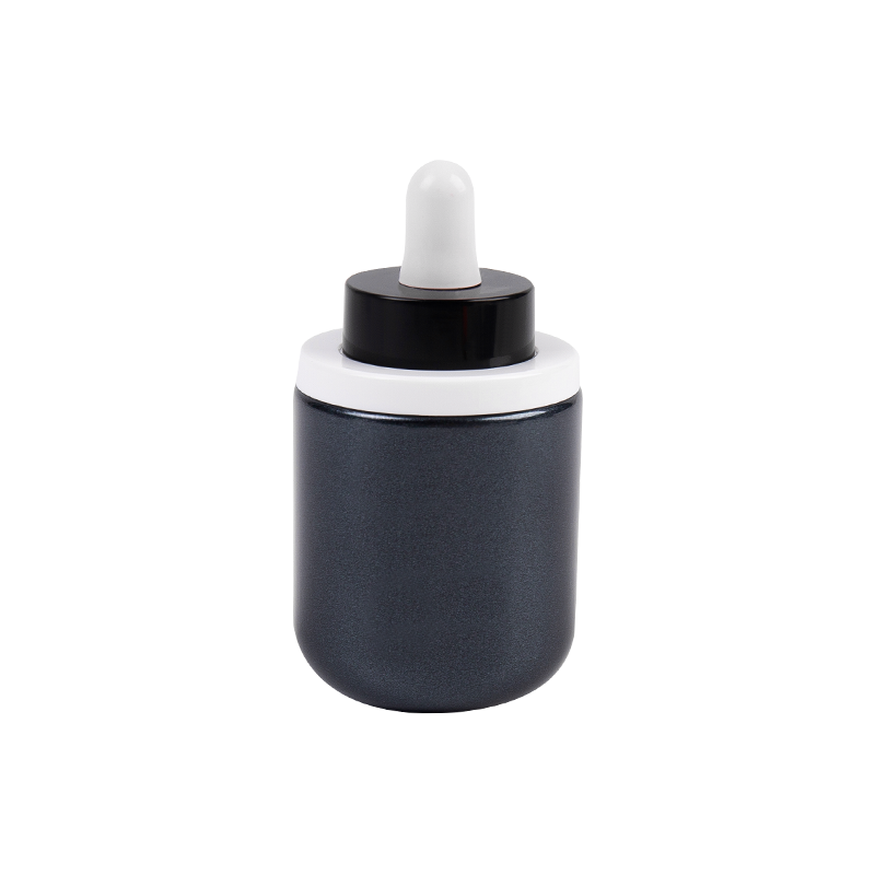 30 ml fľaša s kvapkadlom s čiernym sklom s uzáverom ABS