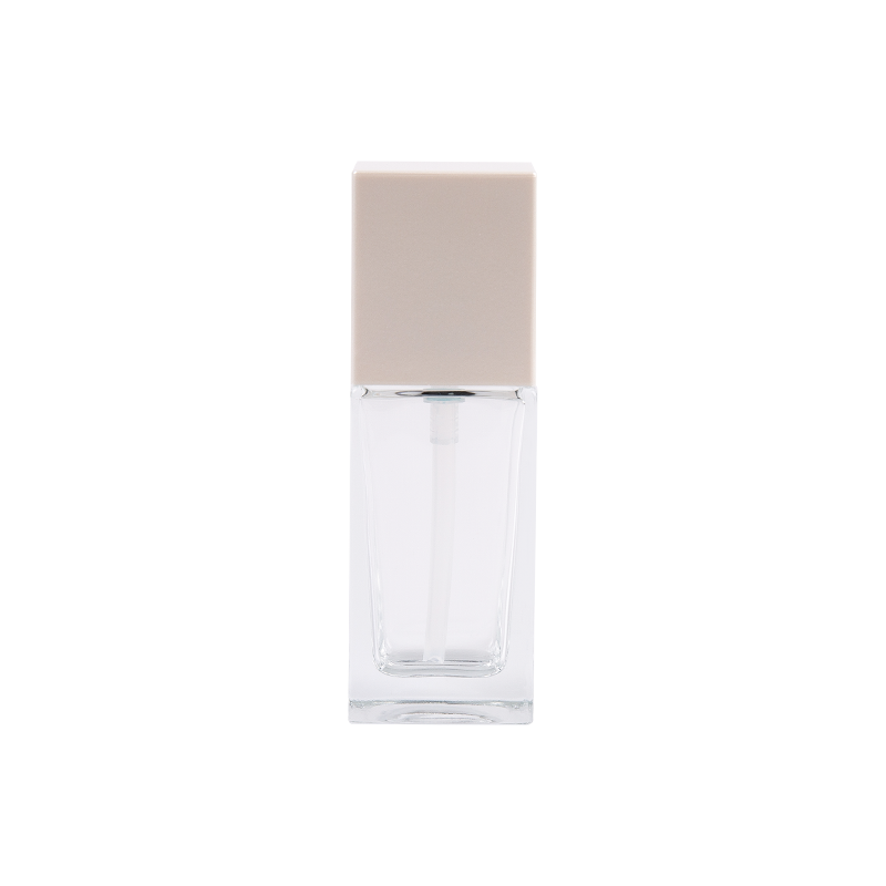 30 ml priehľadná sklenená štvorcová trubica