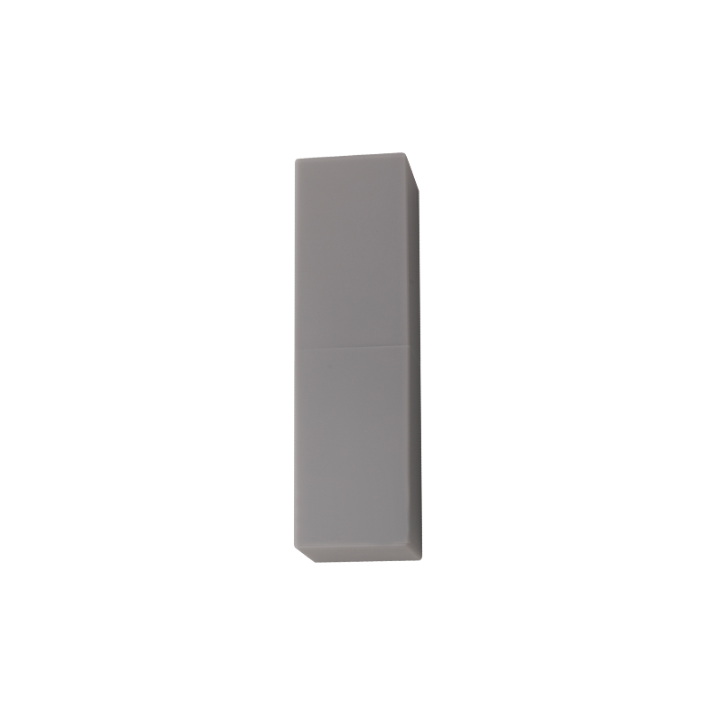 Šedá minimalistická štvorcová rúžová trubica