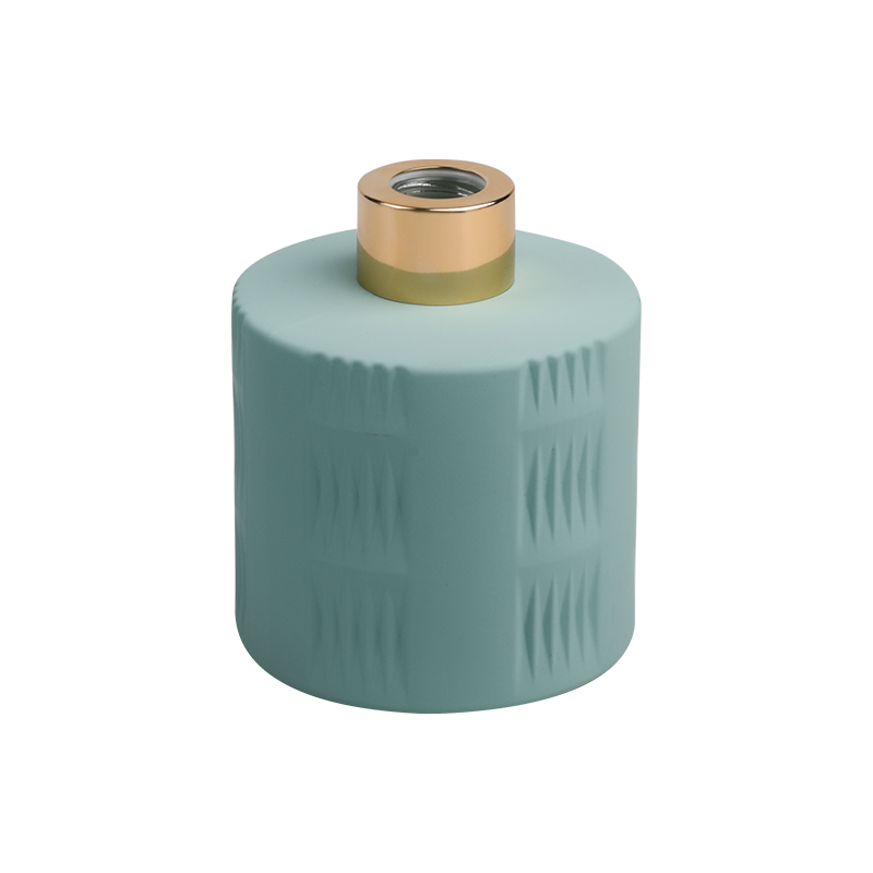 Aqua Green Fragrance Bottle so zlatou čiapkou