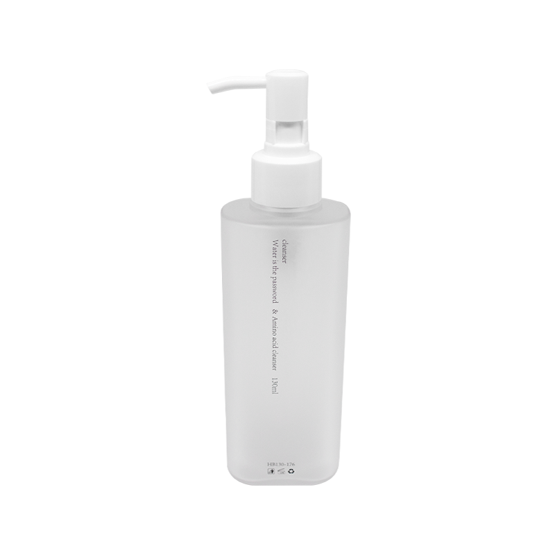 PETG 130 ml zaoblených rohov Fľaša na čistenie čistiaceho prostriedku