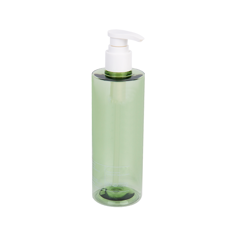 300 ml elegantná štíhla fľaša na pumpu Slim Green Petg